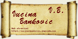 Vucina Banković vizit kartica